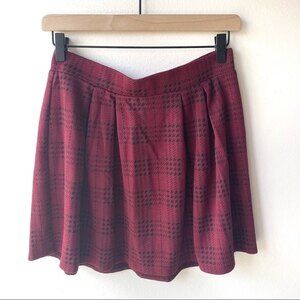Joe B by Joe Benbasset Plaid Pleated Mini Skirt size M Medium